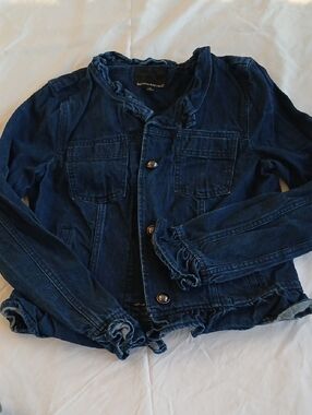 Banana Republic Indigo Denim Button-Front Jacket